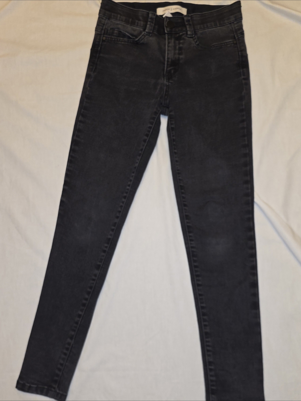 Vintage America Women's High Rise  Black Skinny Jeans sz 2/26